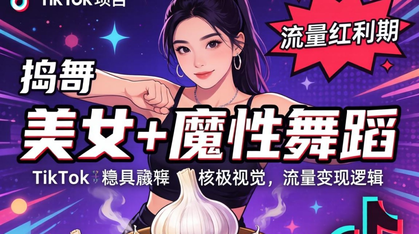 美女捣蒜舞tiktok怎么变现