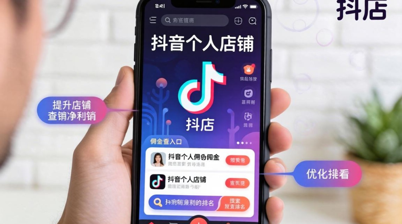 抖音个人店铺怎么看佣金