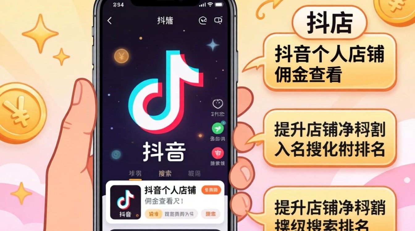 抖音个人店铺怎么看佣金