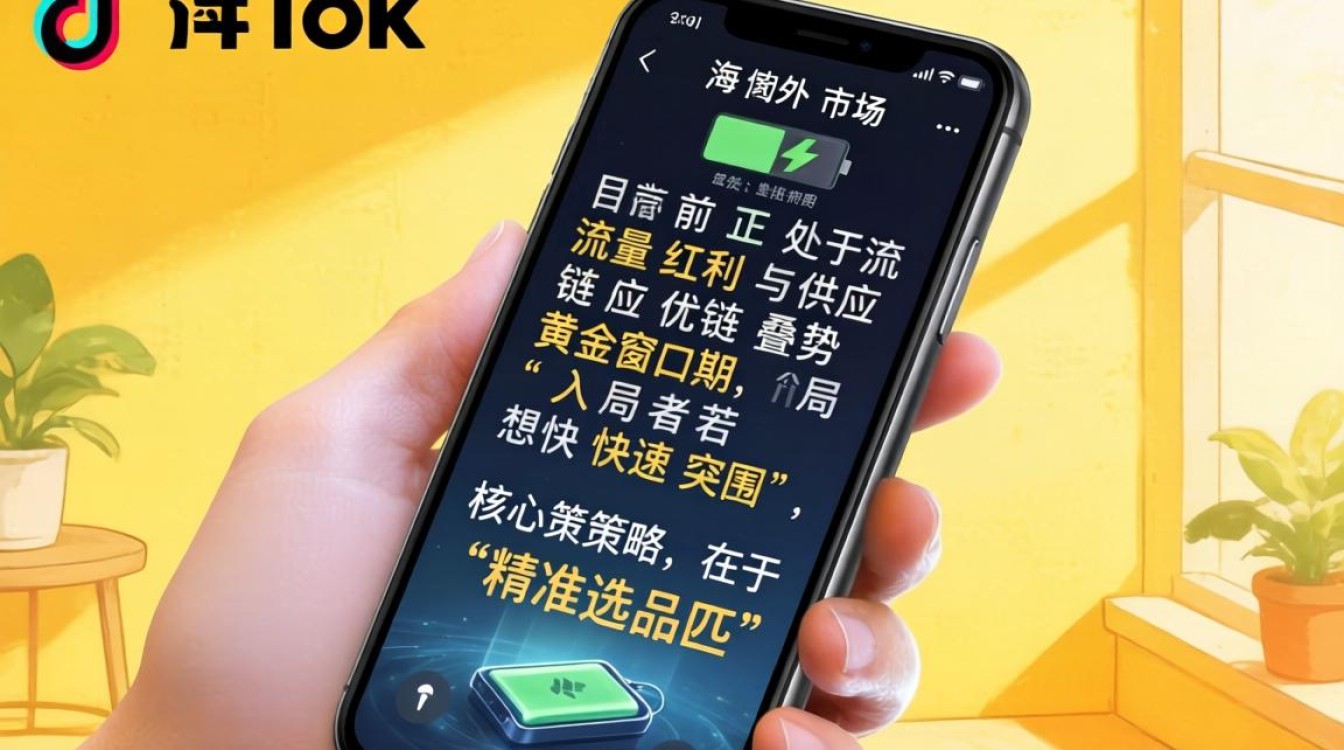 TikTok手机电池如何入局海外市场