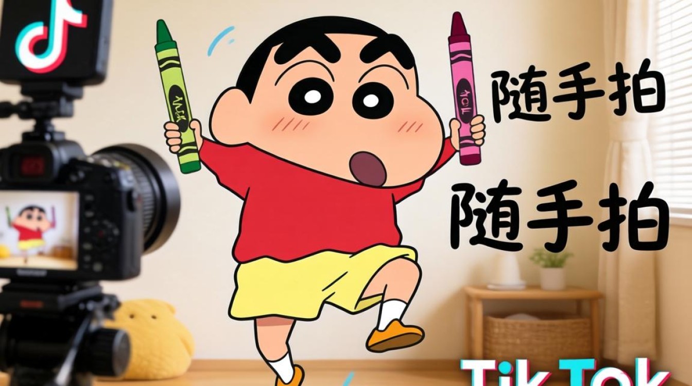 蜡笔小新跳tiktok怎么拍