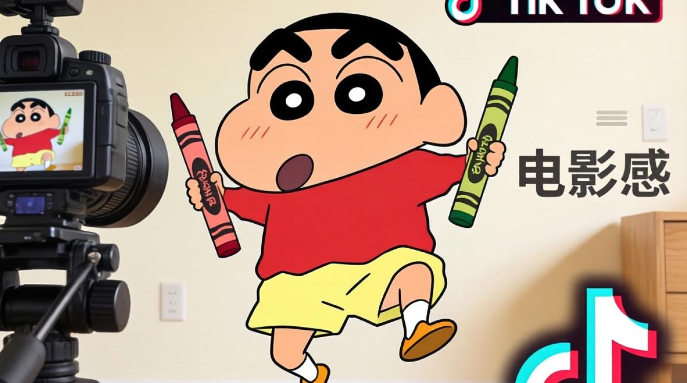 蜡笔小新跳tiktok怎么拍