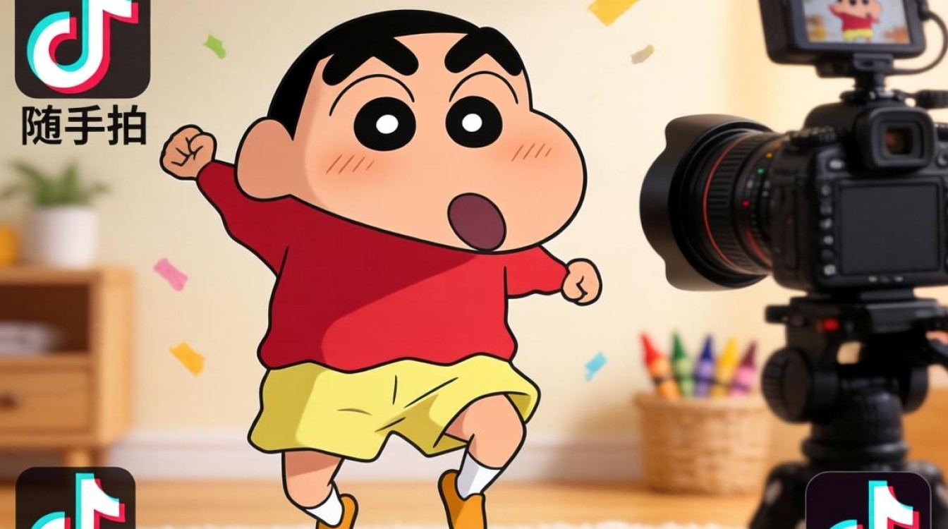 蜡笔小新跳tiktok怎么拍