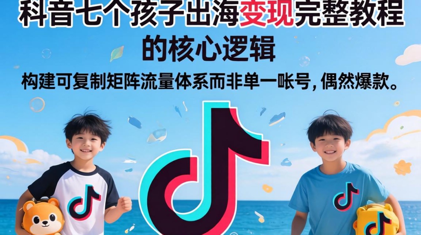 TikTok十个孩子出海变现完整教程