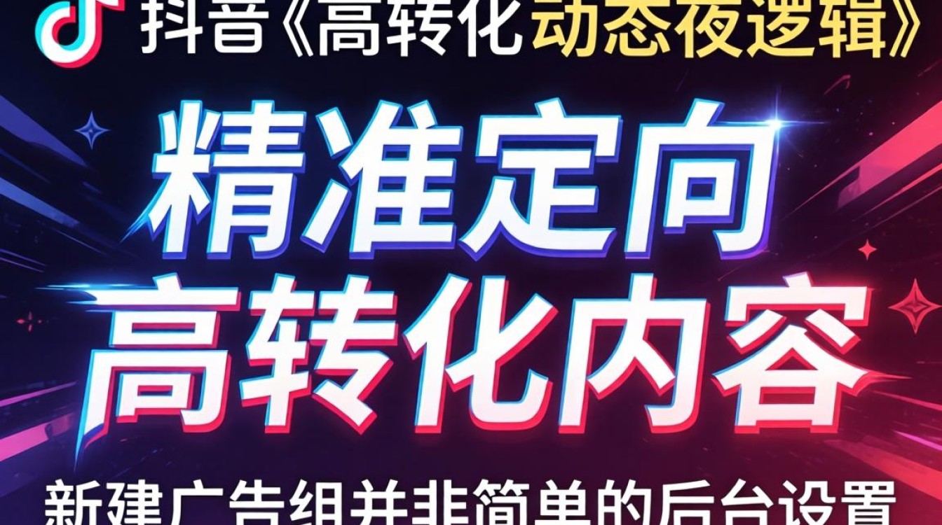 抖音新建广告组怎么弄?带货话术与转化技巧详解 带货话术与转化技巧详解