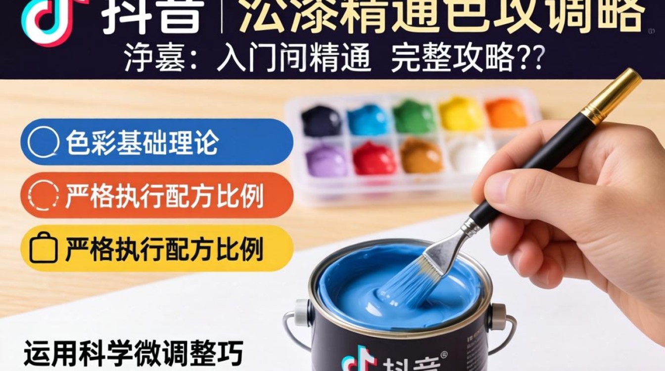 抖音上的油漆调色怎么调