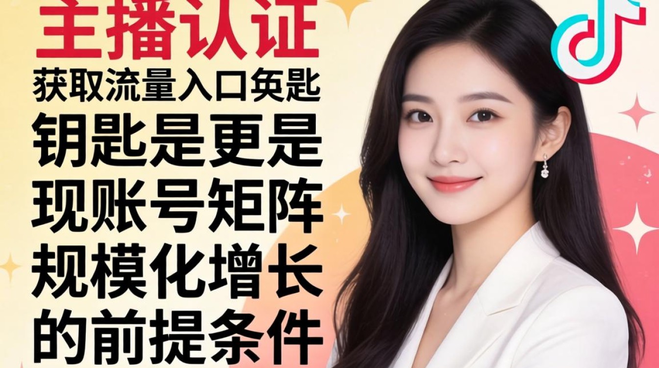 抖音主播认证需要什么条件