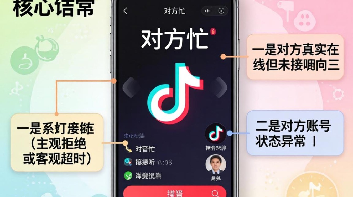 抖音通话对方忙怎么回事