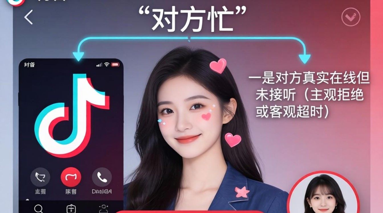 抖音通话对方忙怎么回事