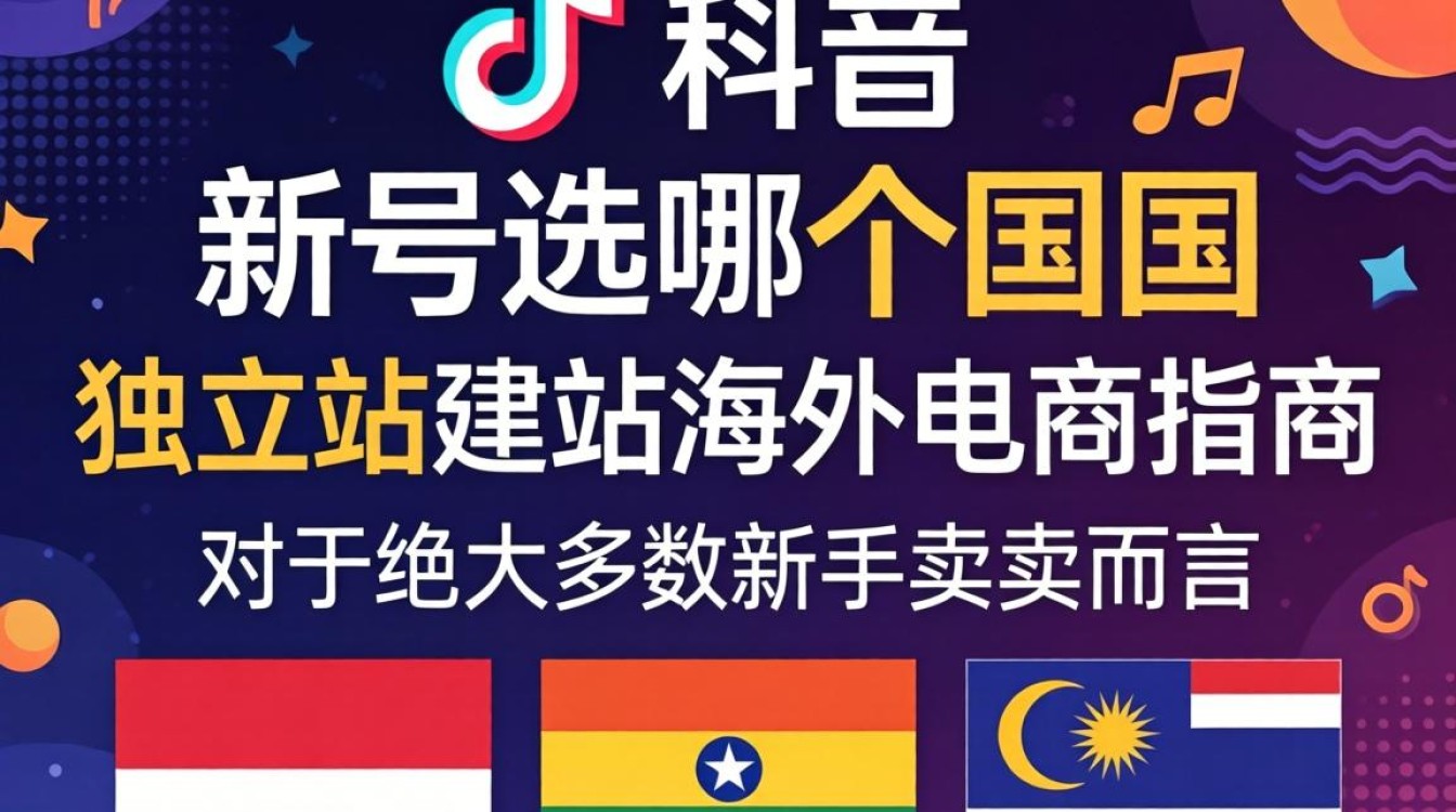 TikTok新号选哪个国家好?海外电商独立站建站指南 TikTok新号选哪个国家好