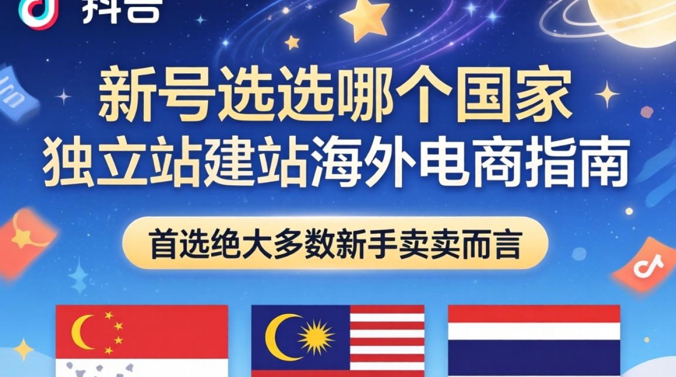 TikTok新号选哪个国家好?海外电商独立站建站指南 TikTok新号选哪个国家好