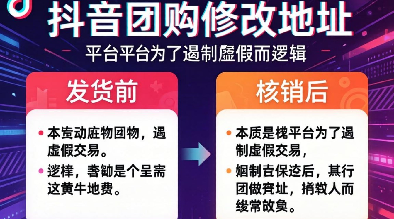 抖音团购修改地址会影响账号吗