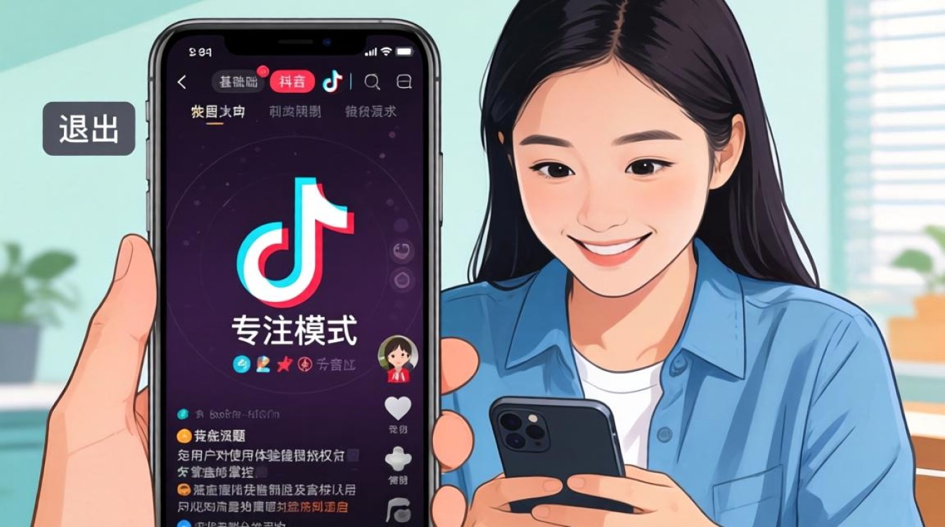 抖音专注模式怎么退出来