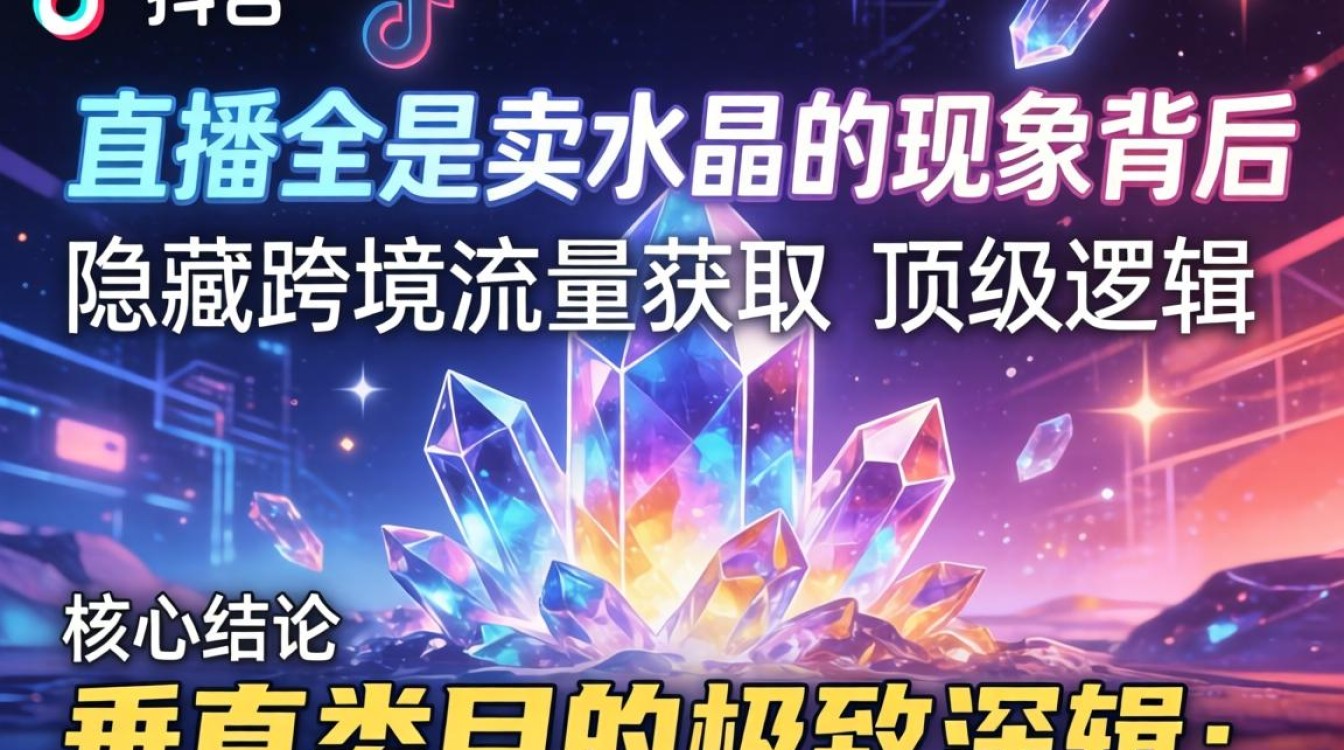 TikTok直播全是卖水晶怎么回事