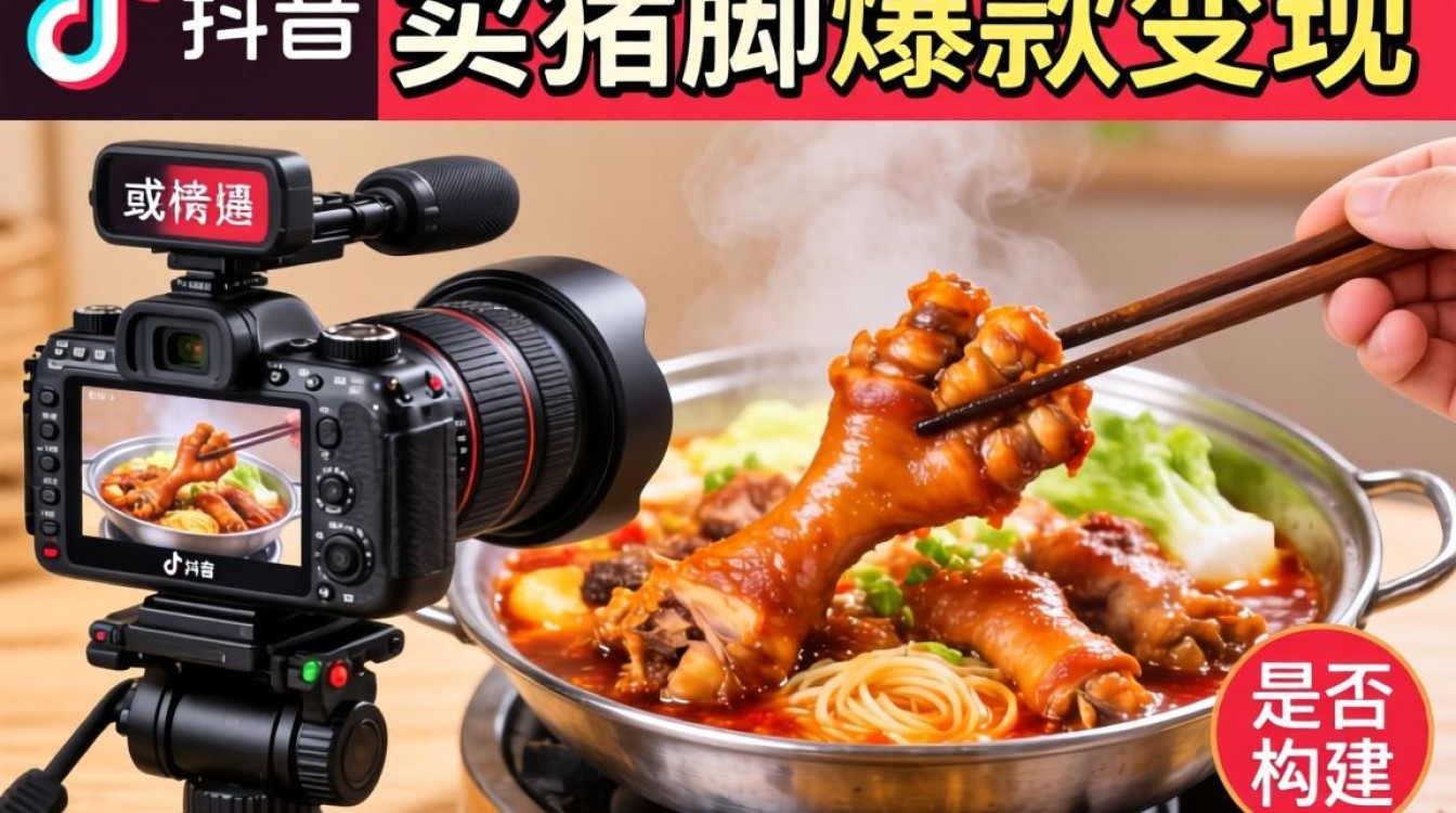 抖音卖猪脚如何快速涨粉变现