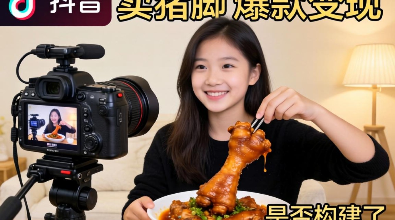 抖音卖猪脚如何快速涨粉变现