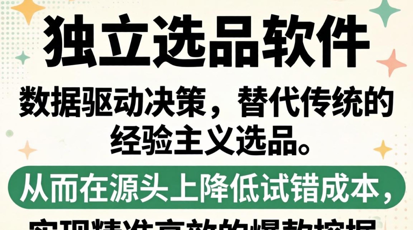 独立站选品用什么软件好