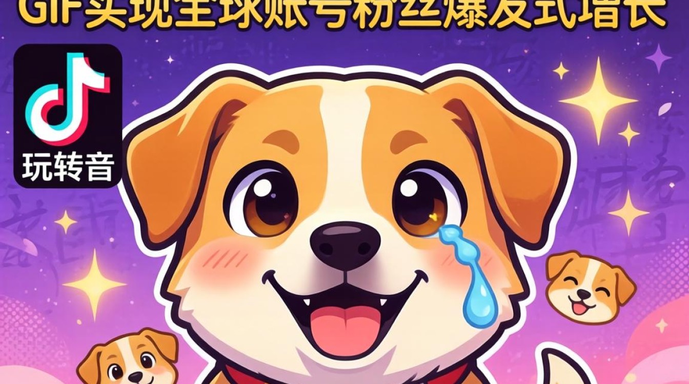 TikTok狗头表情包gif怎么涨粉