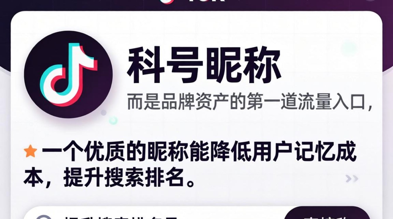 TikTok账号昵称怎么起