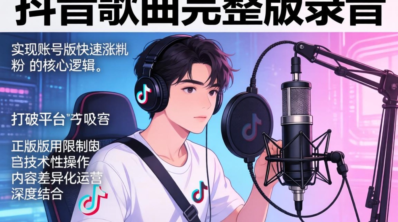 抖音歌曲完整版怎么录音