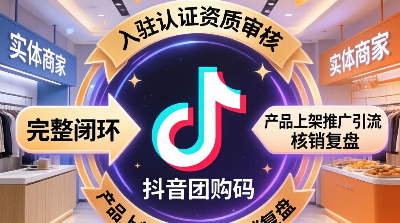 抖音团购入驻流程及费用详解