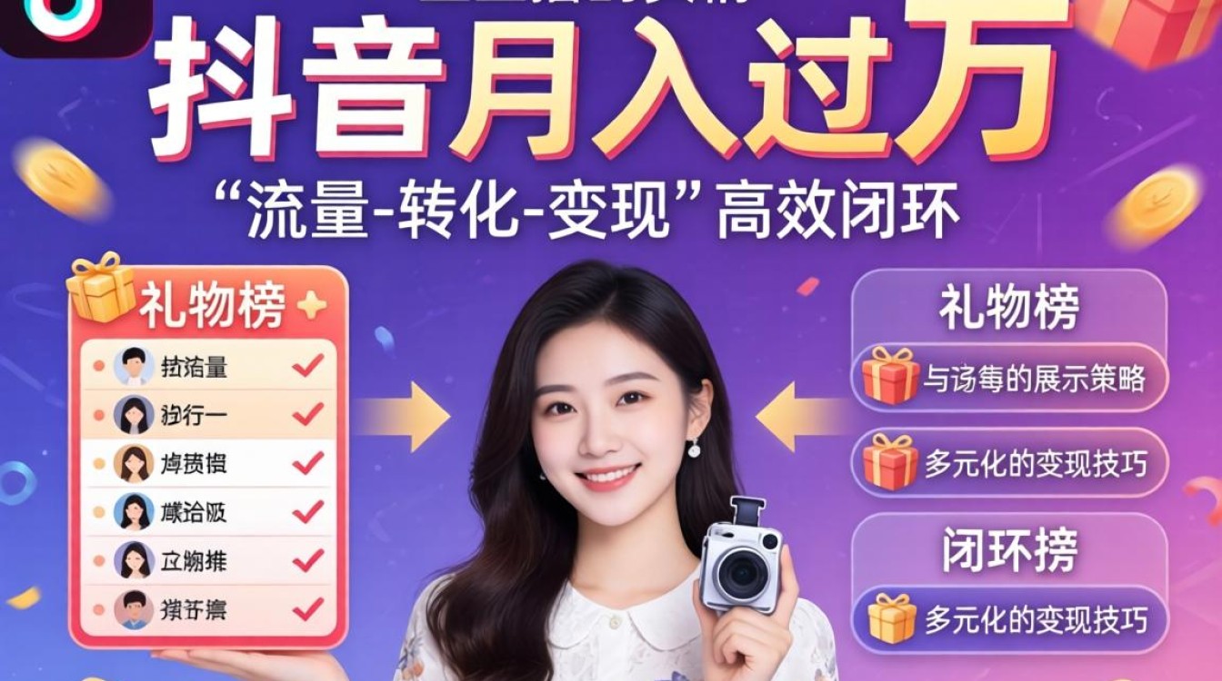 新手如何通过礼物榜快速变现