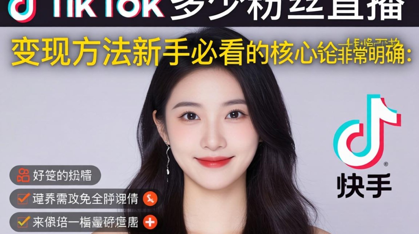 快手在TikTok多少粉丝直播