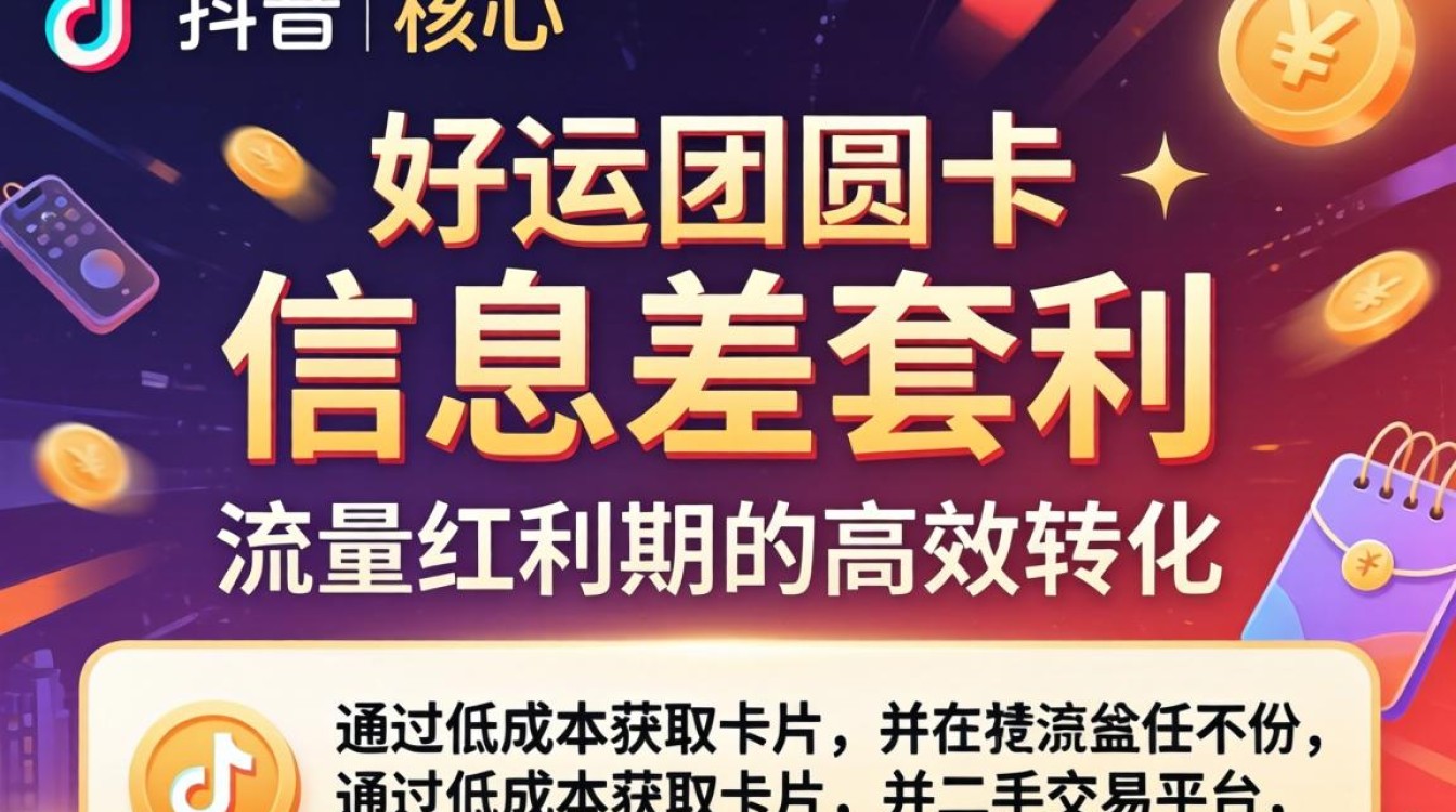 抖音好运团圆卡怎么弄