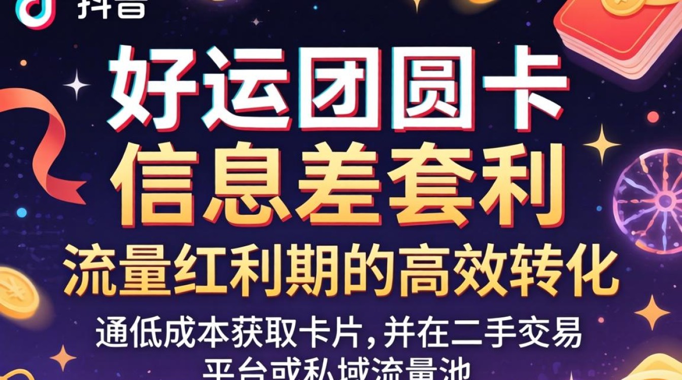 抖音好运团圆卡怎么弄