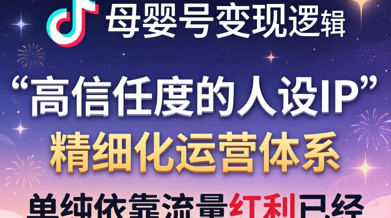 抖音母婴号怎么快速变现