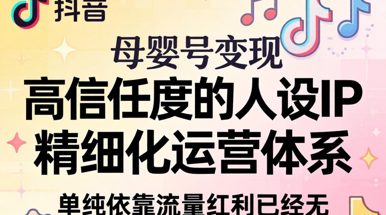 抖音母婴号怎么快速变现