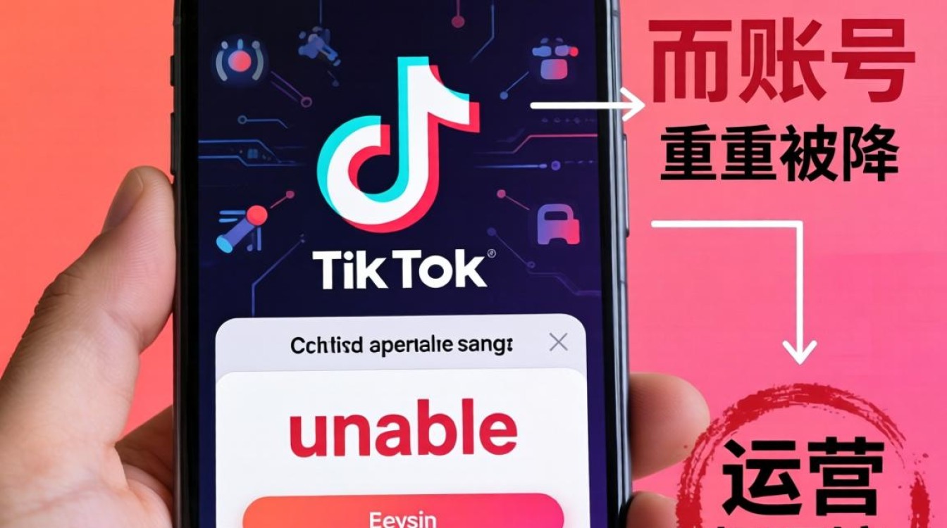 登陆tiktok显示unable怎么办