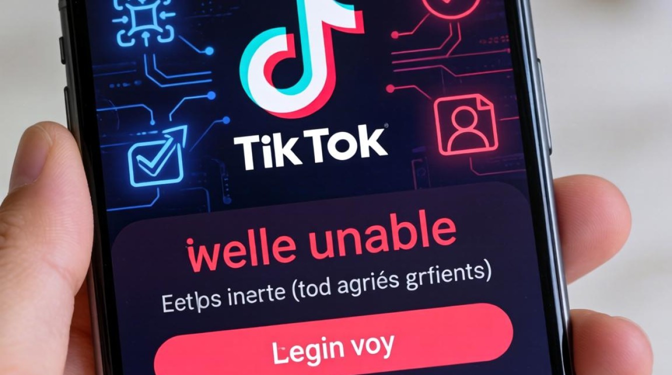 登陆tiktok显示unable怎么办