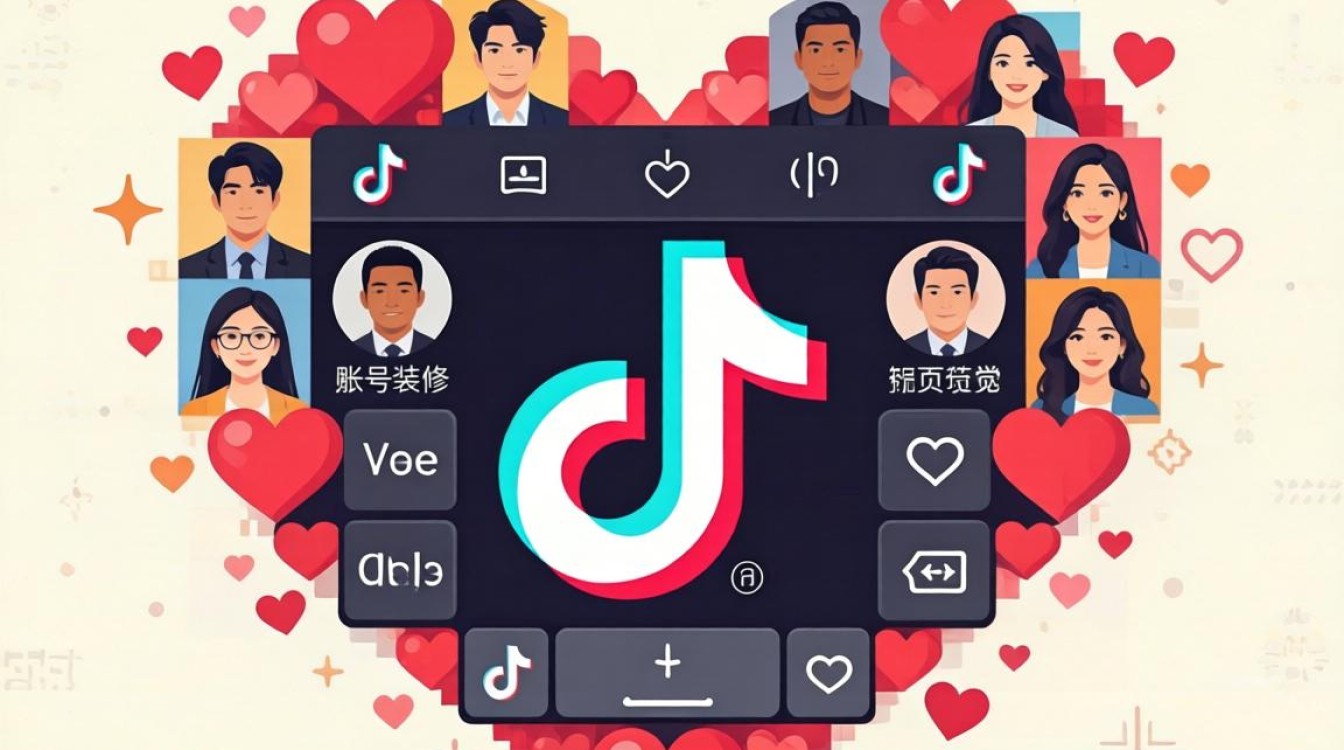 抖音主页小爱心怎么设置