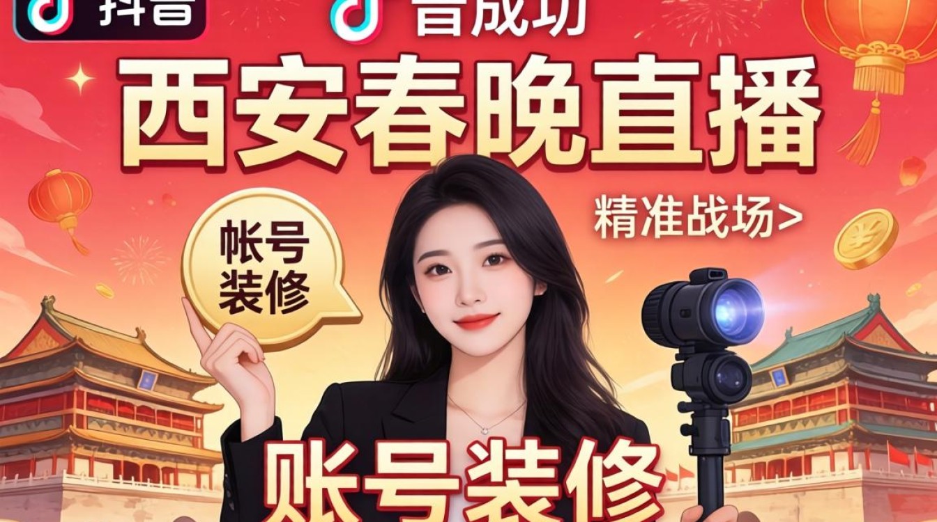 抖音西安春晚直播怎么弄