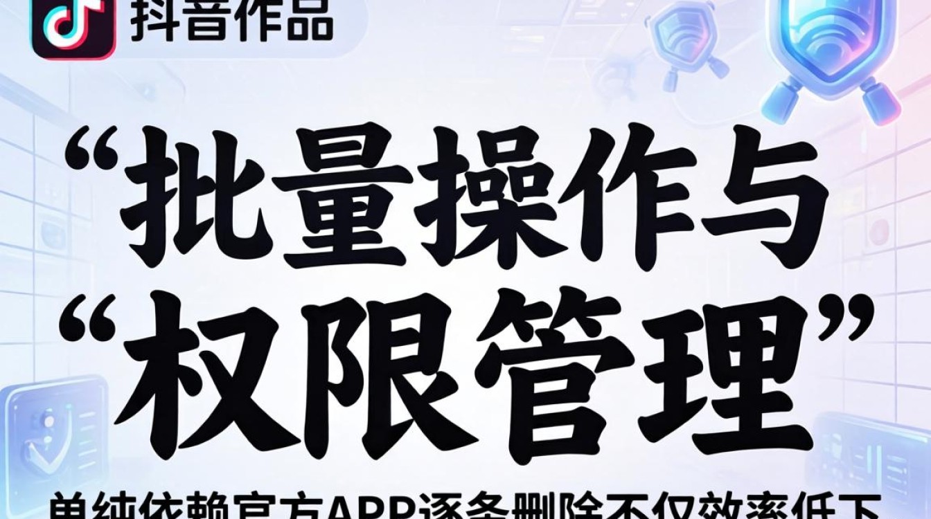 如何快速批量删除抖音作品