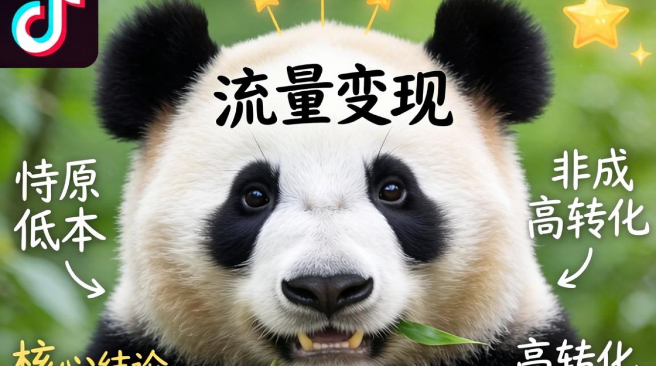 TikTok可爱熊猫头像如何变现