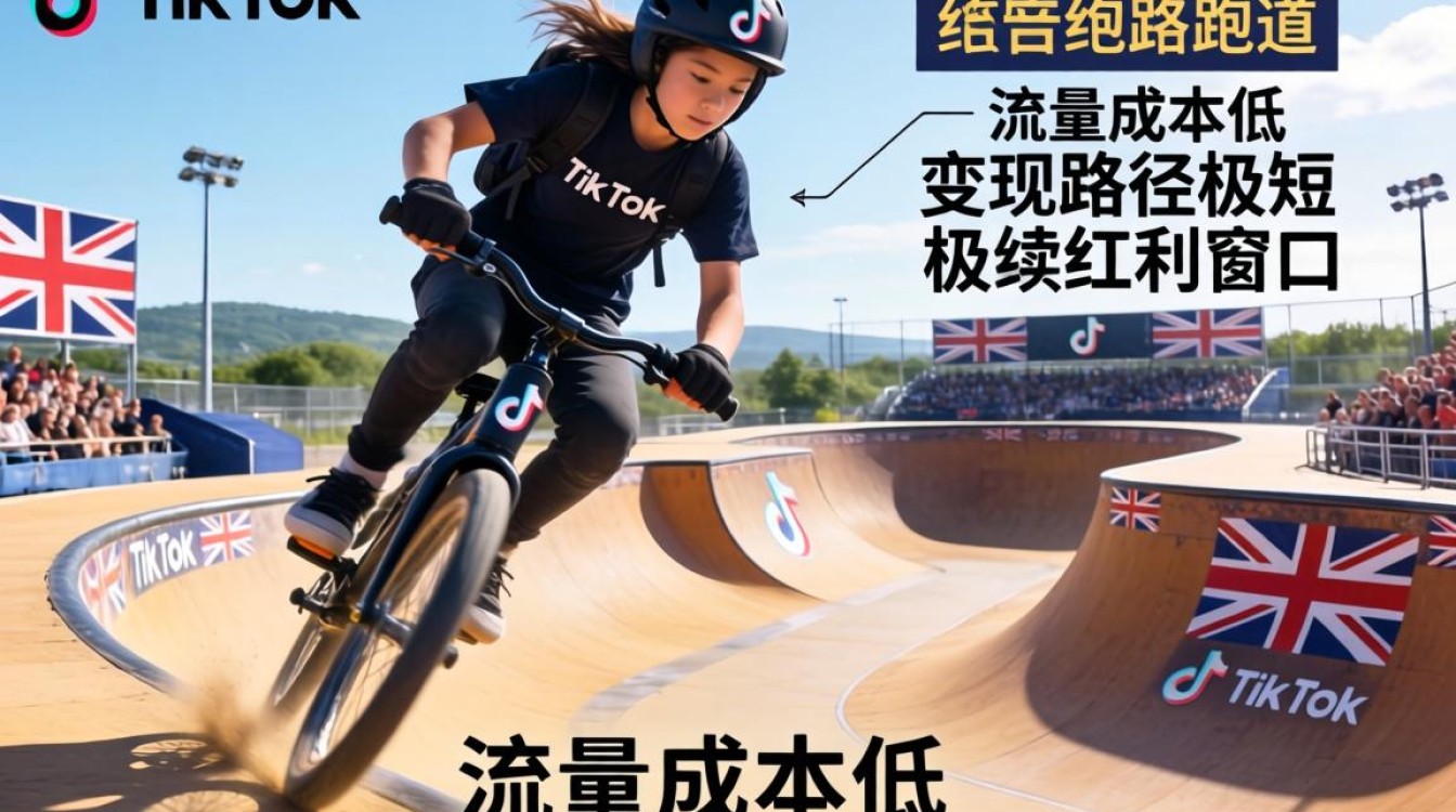 TikTok跑酷网红英国出海变现完整教程