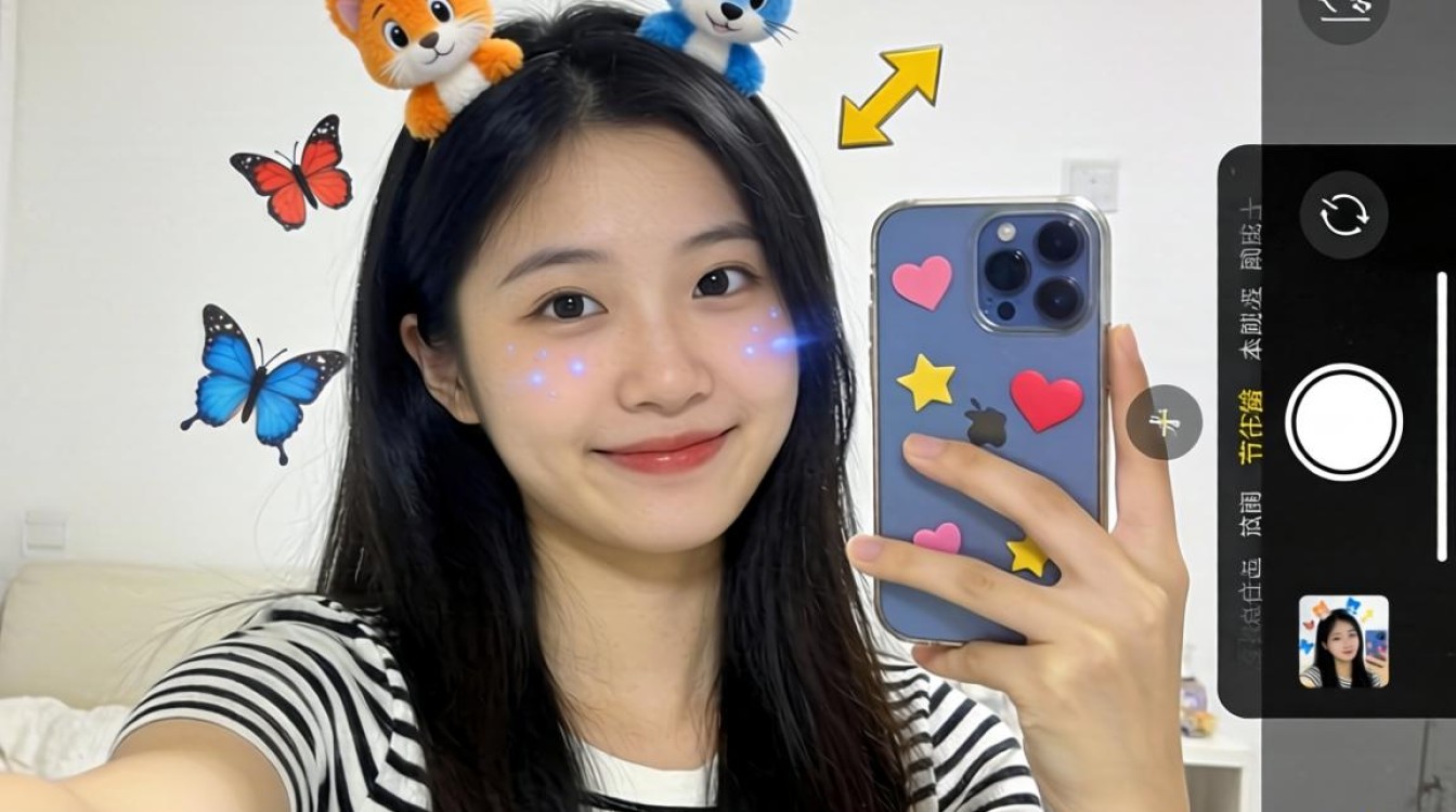 抖音上照片怎么用道具拍