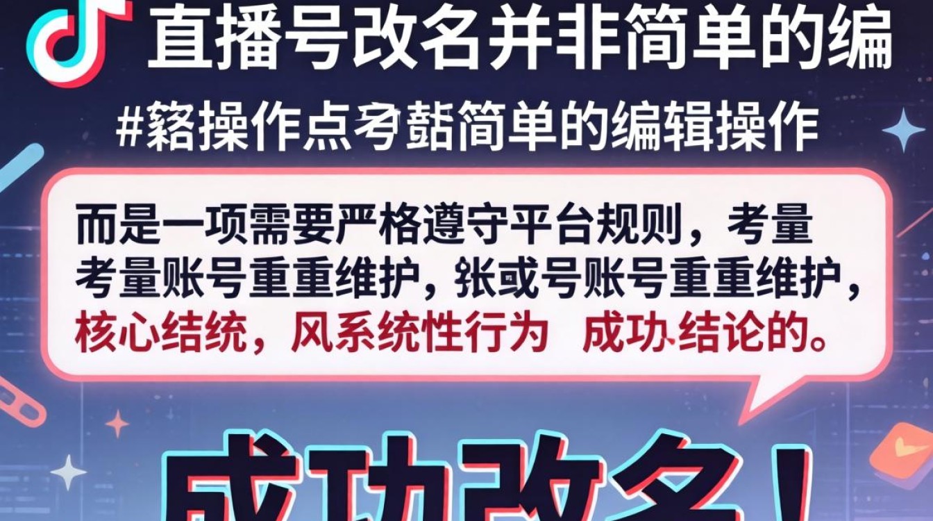 抖音直播间改名详细步骤教程