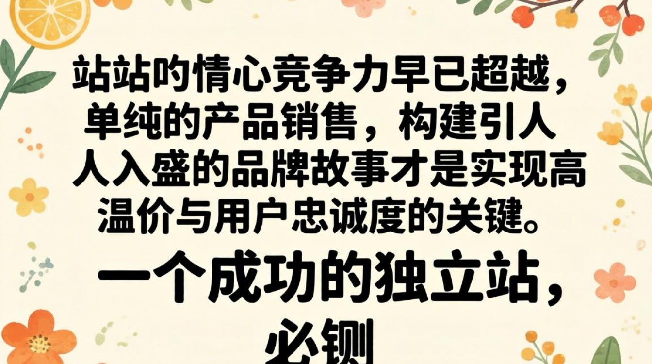 独立站如何打造品牌故事吸引流量