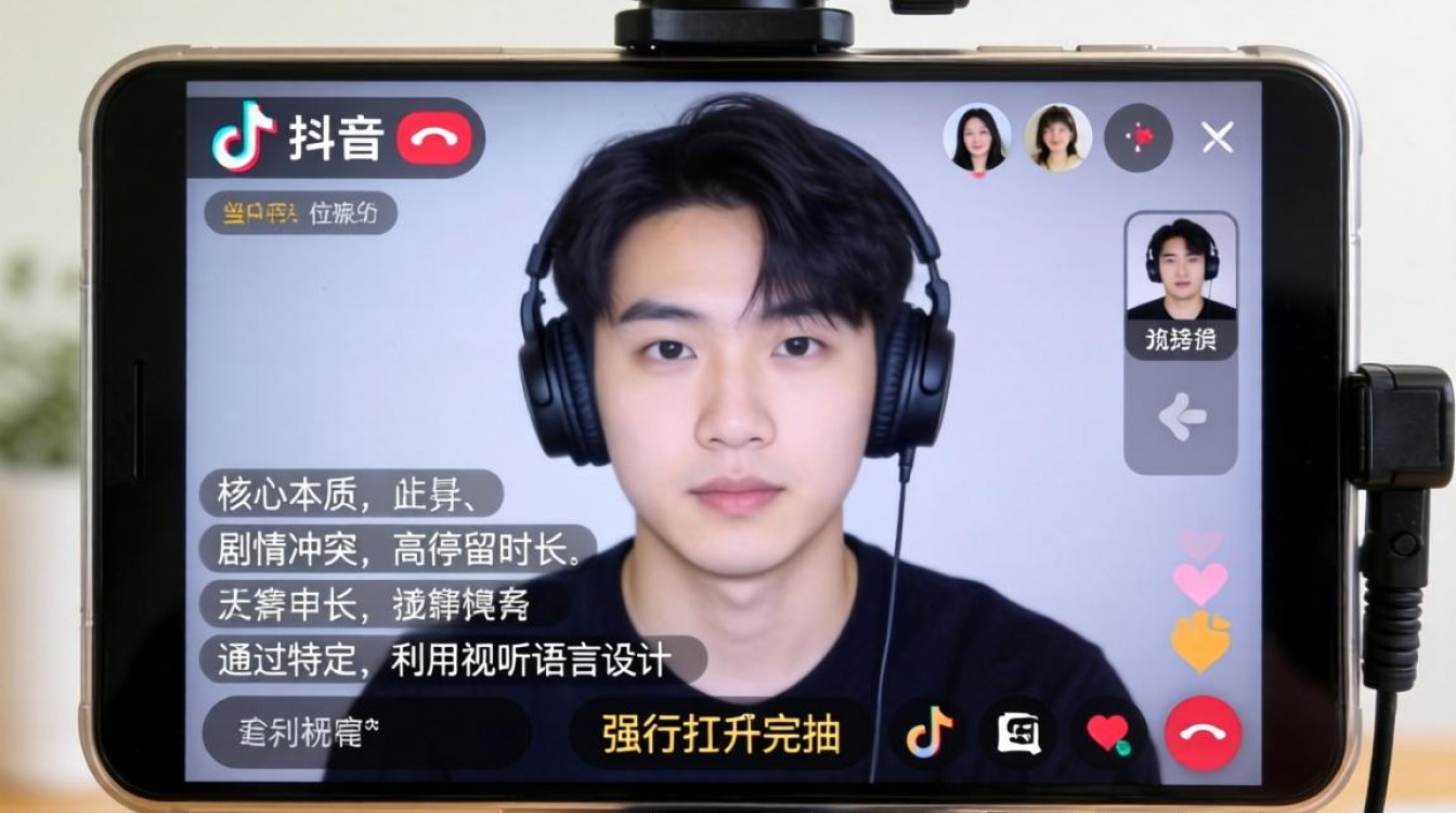 抖音里的通话怎么拍的