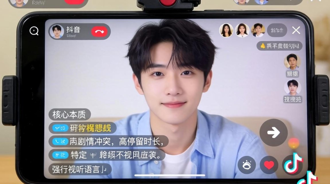 抖音里的通话怎么拍的