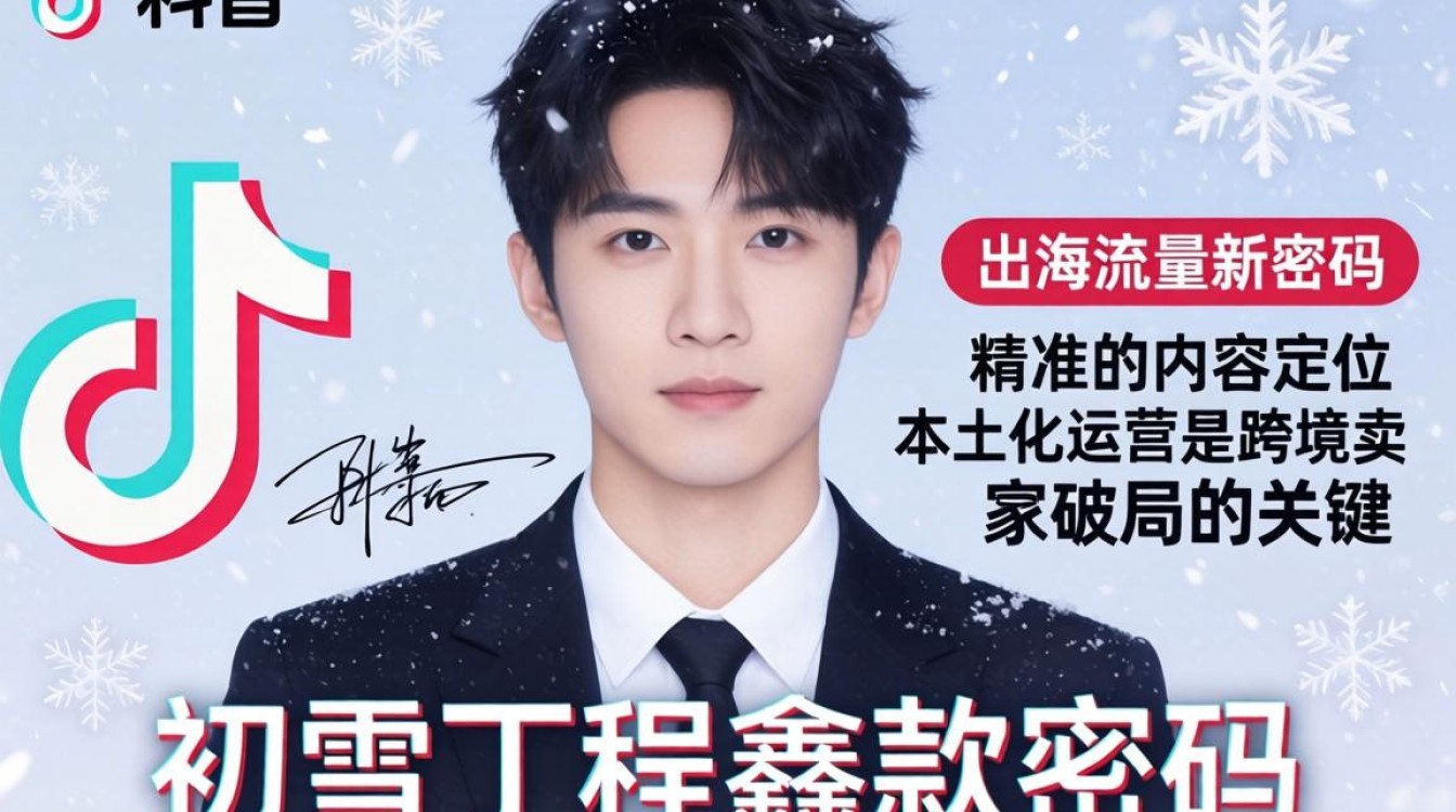 TikTok初雪丁程鑫出海怎么做