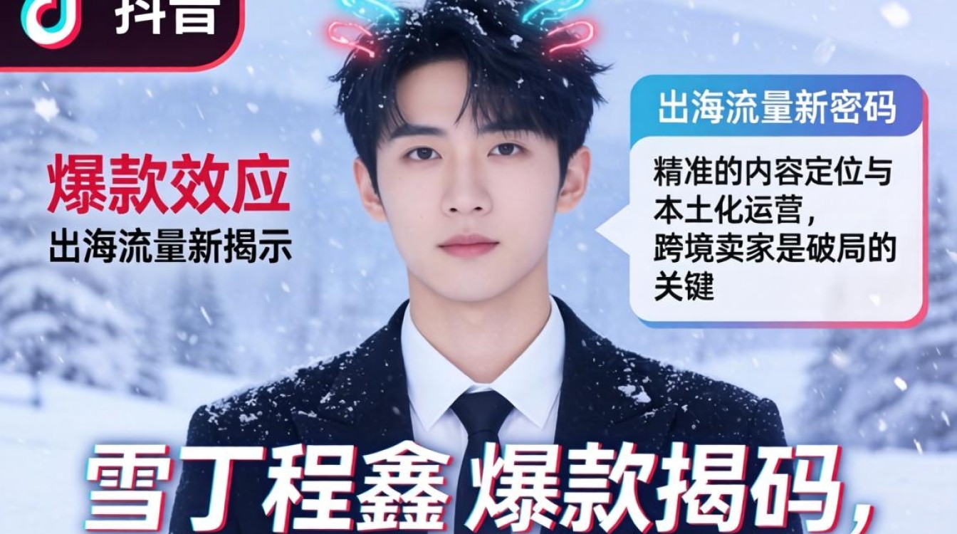 TikTok初雪丁程鑫出海怎么做