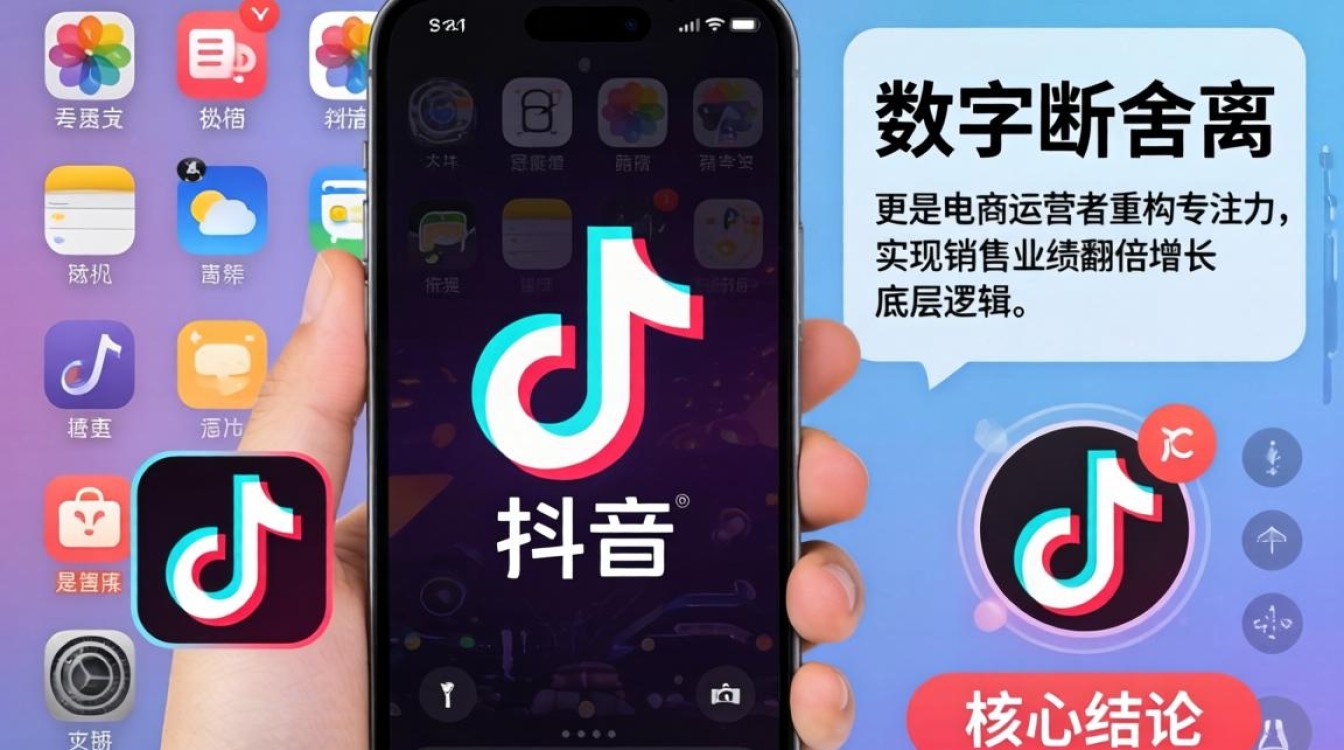 抖音图标不见了怎么找回