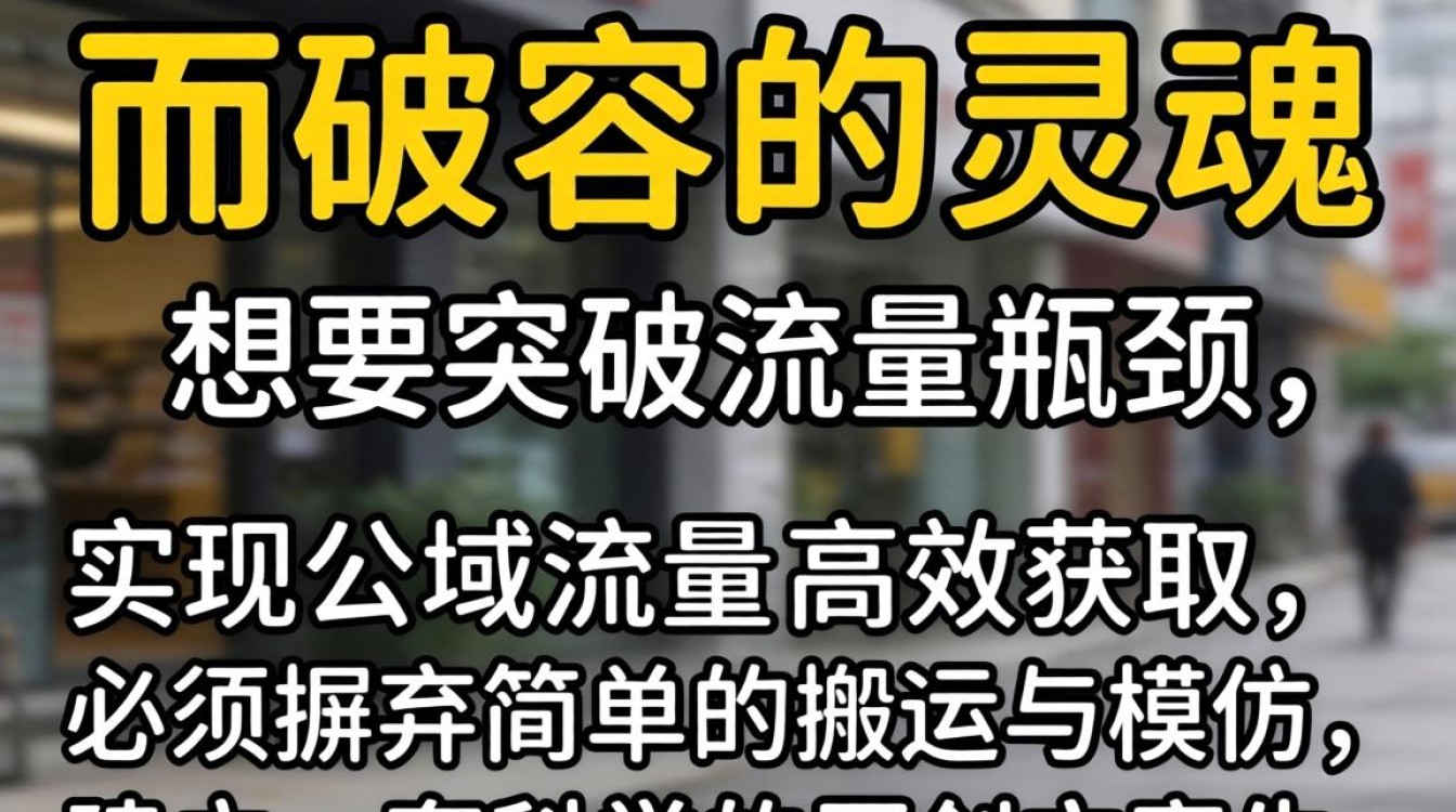 如何突破流量瓶颈公域获取流量