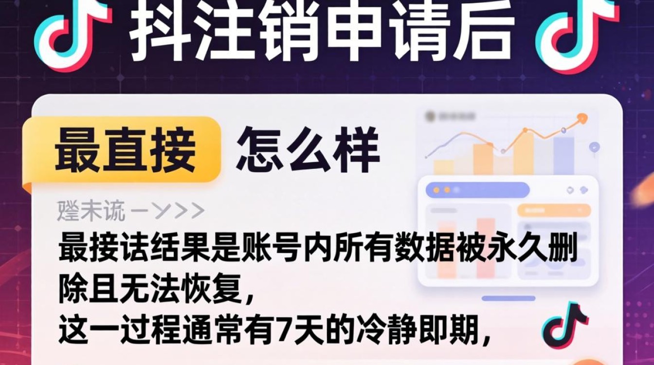 抖音注销申请后会怎么样