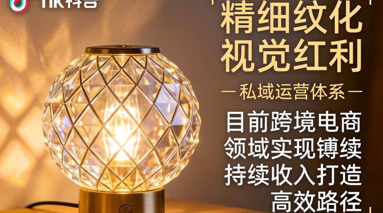 私域变现怎么做?氛围水晶灯tiktok持续收入打造 氛围水晶灯tiktok持续收入打造