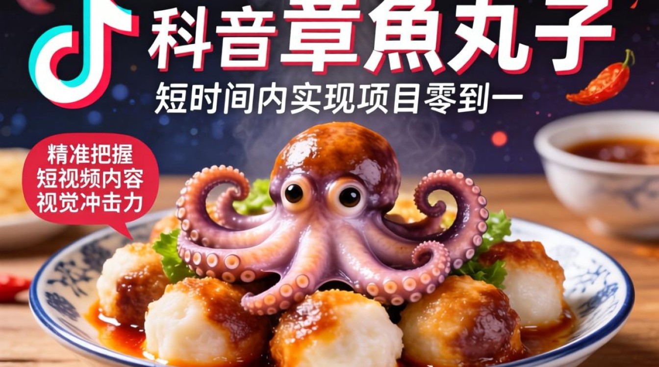 TikTok章鱼丸子运营实操教程怎么做